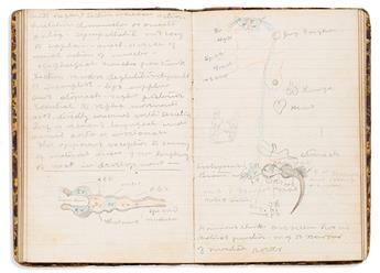 (MEDICINE.) Notebooks documenting the Bowdoin training and private practice of a Maine physician.